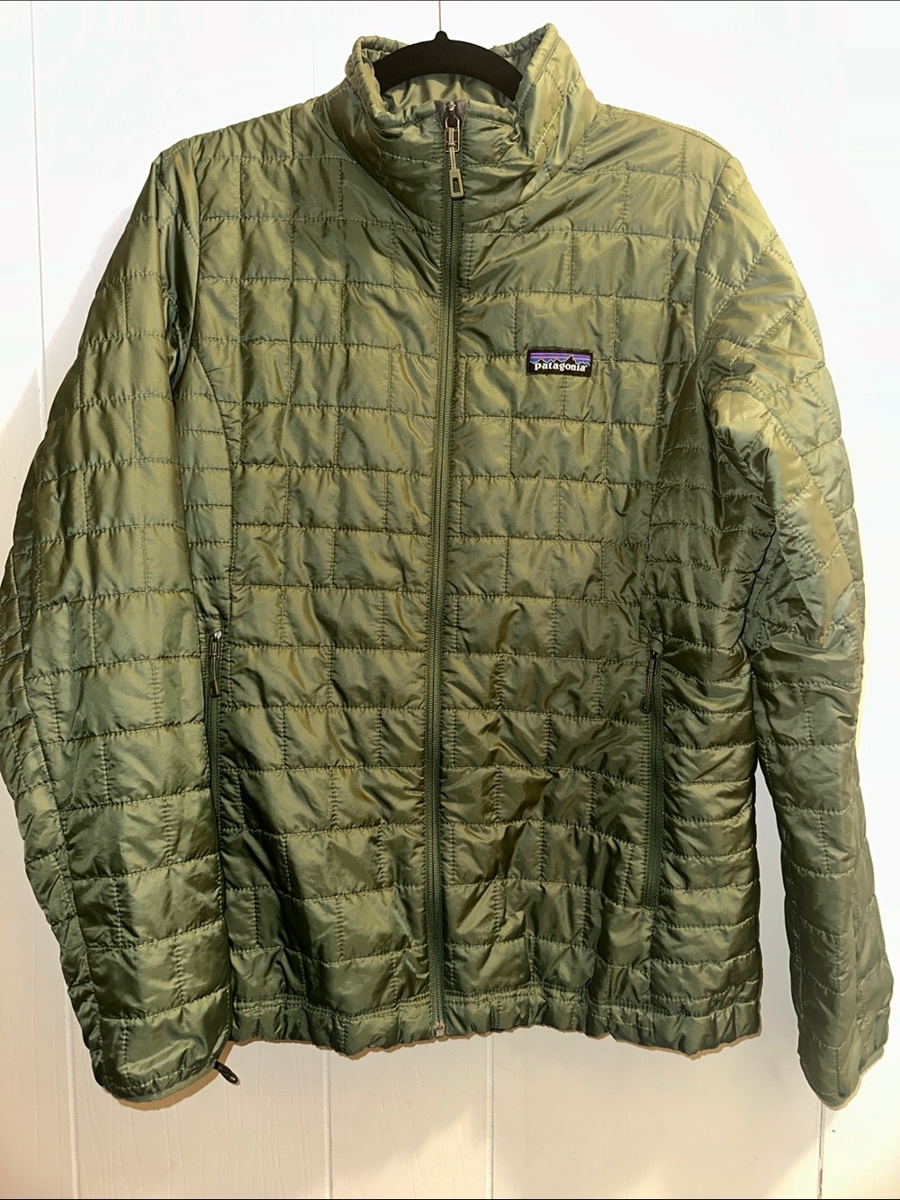 Patagonia Olive Quilted Lightweight Women's Puffer Jacket - Picture 5 of 14